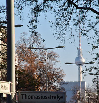 Straßenansicht Fernsehturm